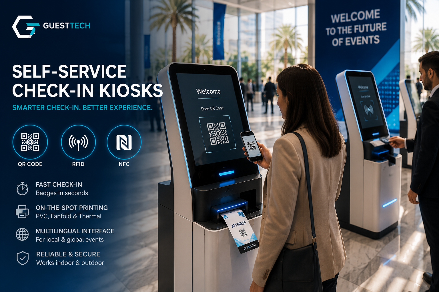 self-service check-in kiosk