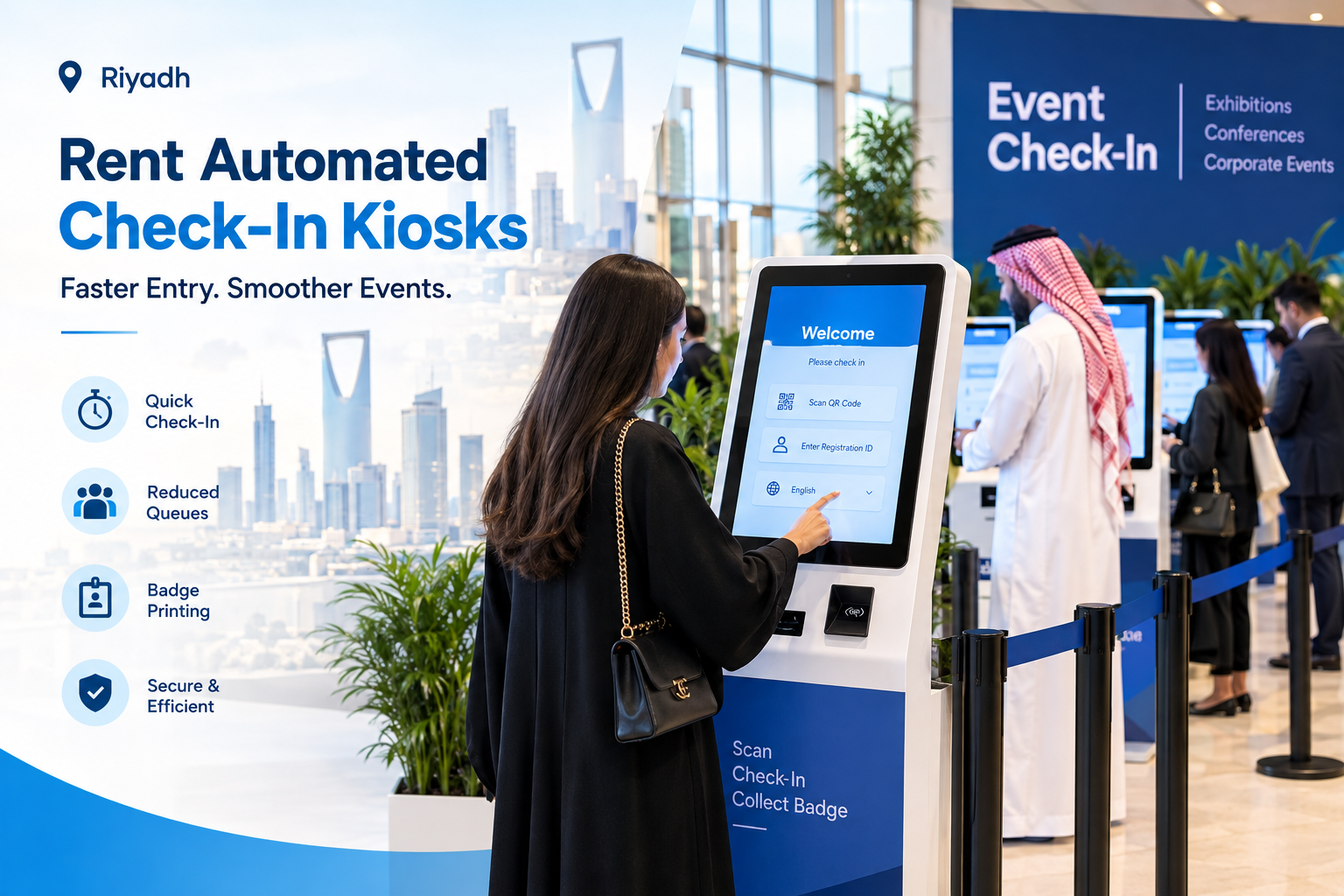 Riyadh Automated Check-In Kiosk Showcase